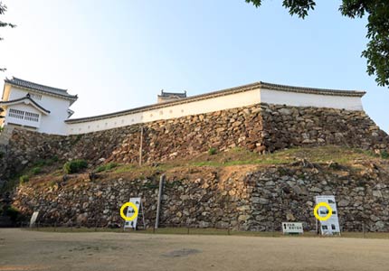 姫路城 官兵衛普請の石垣