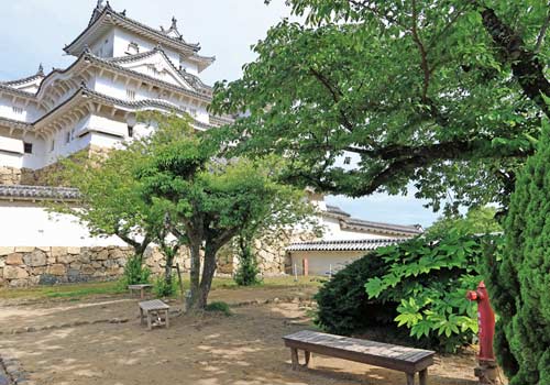 姫路城西北腰曲輪放水口