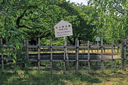 姫路城西の丸防火水槽